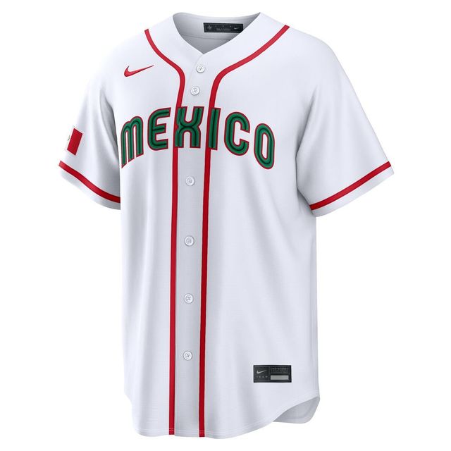 Team Mexico White Arozarena 2026 World Baseball Classic WBC Replica Nike Jersey