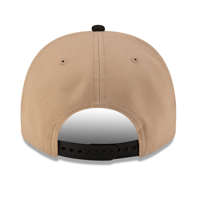Mexico Camel Brown and Black 2Tone with Mexico Flag Patch New Era 9FIFTY A-Frame Snapback Hat