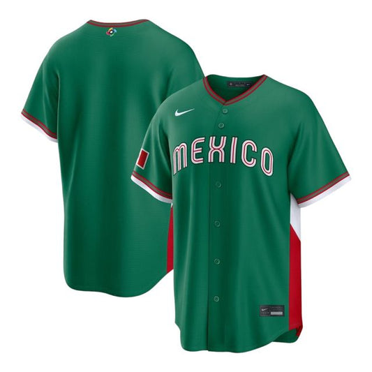 Team Mexico Green 2026 World Baseball Classic WBC Replica Nike Jersey